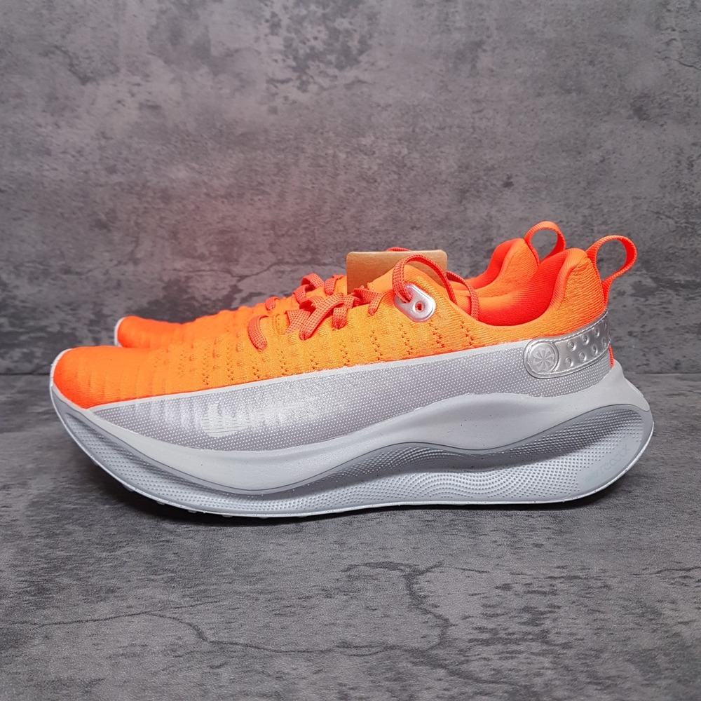 NIKE Reactx Infinity Run 4 Premium Running Shoes Mens 10 Crimson Orange Nby